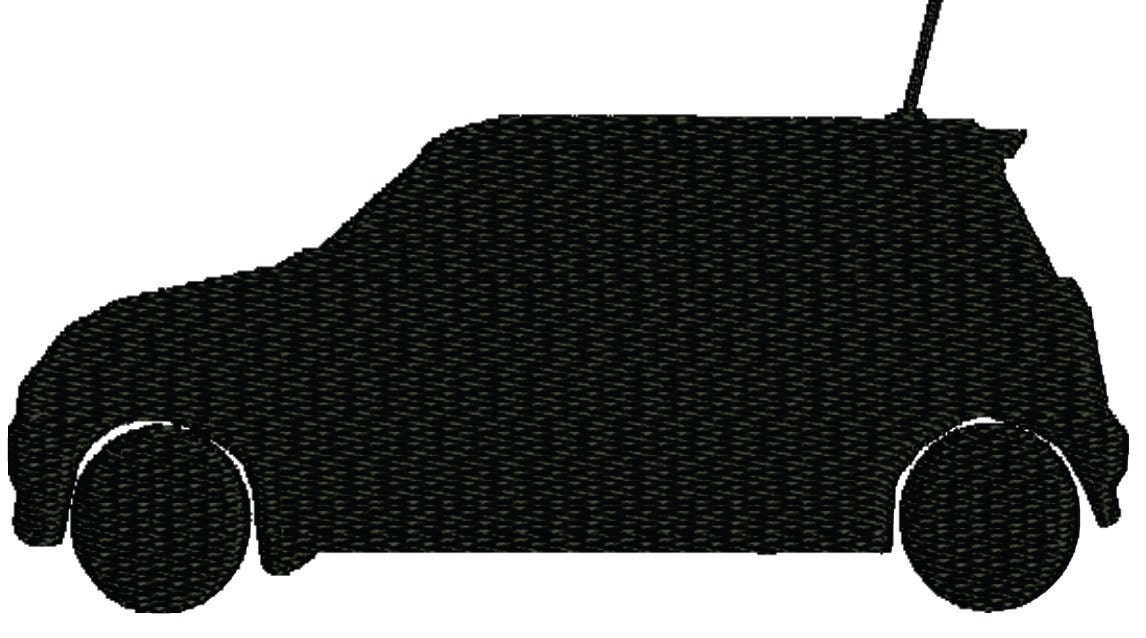Mini Cooper BMC Silhouette Embroidery Design by FRenee2Embroidery
