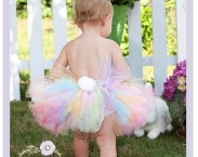 Easter Bunny Tutu Dress Bunny Tail Tutu Toddler Easter Skirt 9 12 18 Months