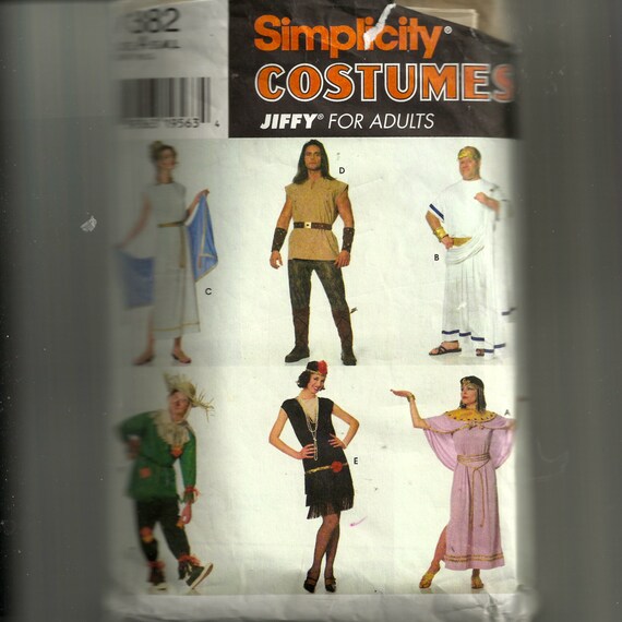 Simplicity Misses' and Men's Costumes Pattern 7382