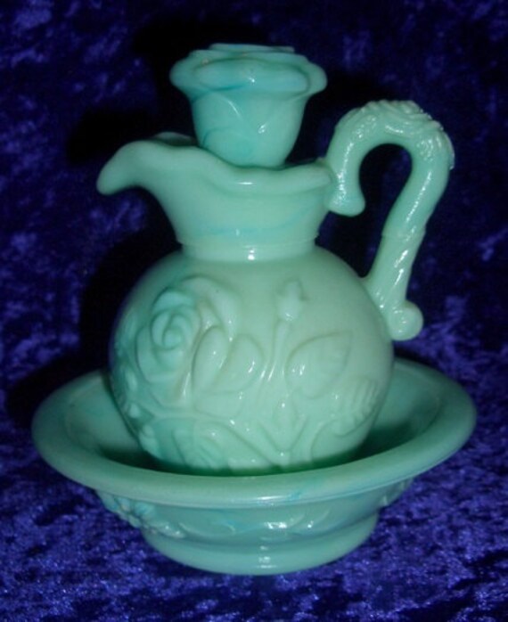 Vintage Avon Victoriana Pitcher and Bowl Set by dreamy1 on Etsy