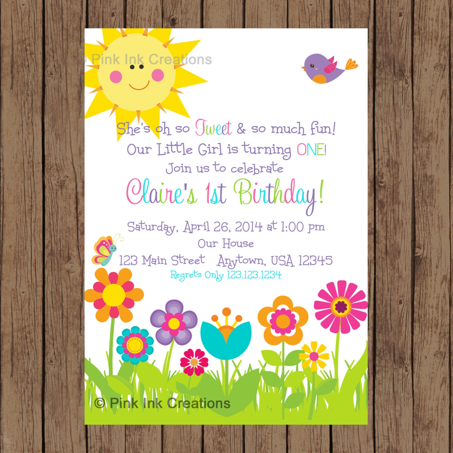 Spring Party Invitations 2