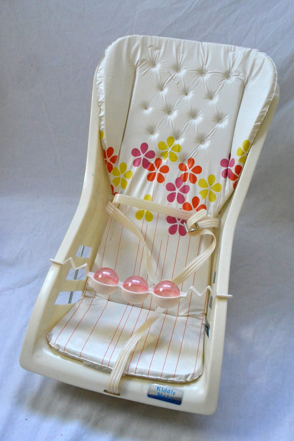 Vintage Kiddie Mate Baby Seat Adjustable Infant Rocker