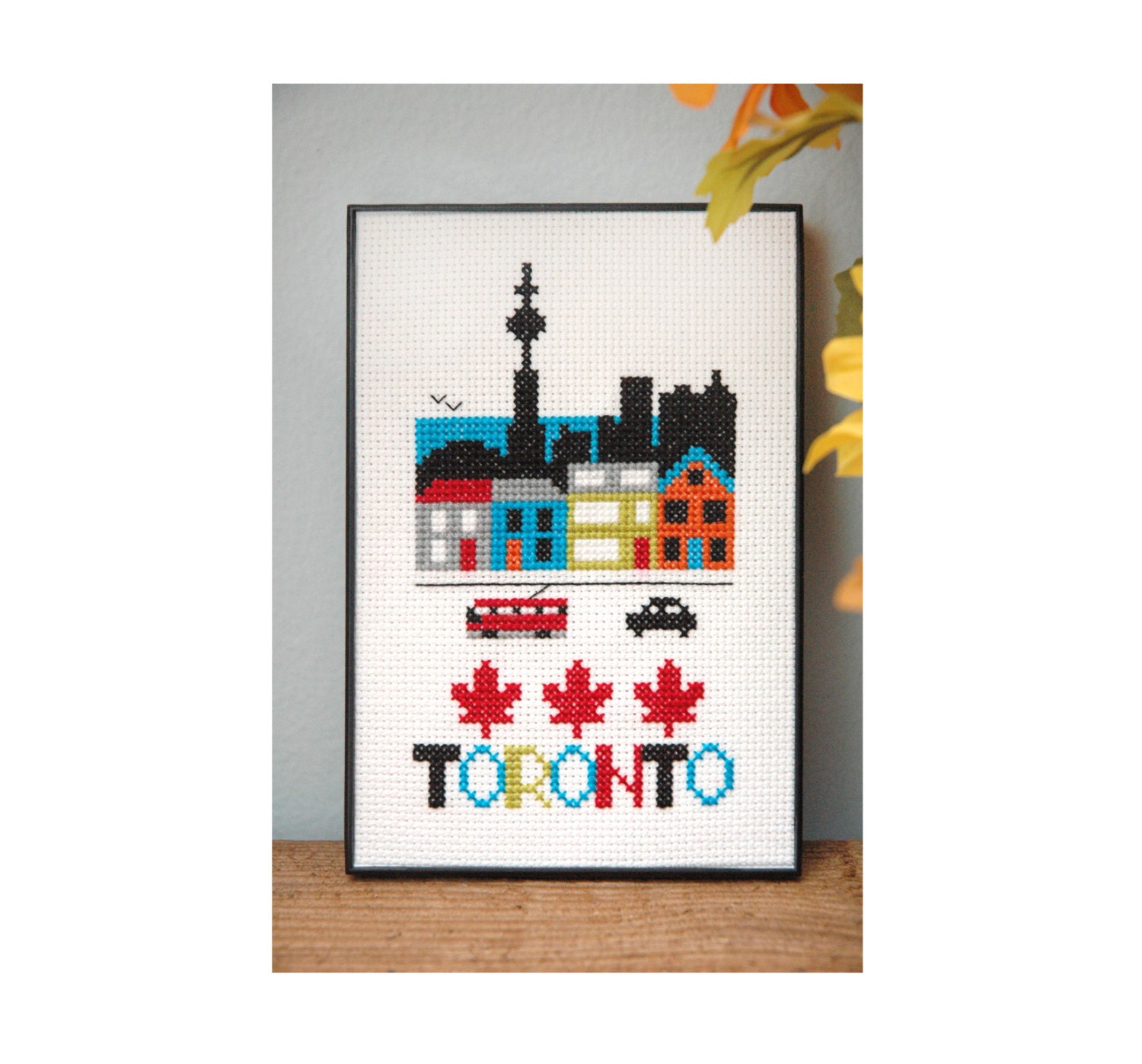 Vancouver Canada Cross Stitch Pattern Instant Download