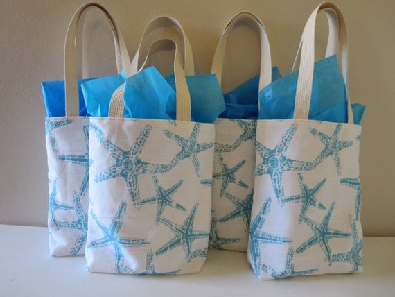 ... Totes - Bridesmaids Bag - Wedding Welcome Bags -Beach Wedding Favors