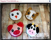 Christmas In July Sale Farm Animal beanbag set horse cow chick and pig game Il_170x135