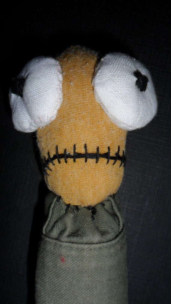 Items similar to Salad Finger's Auntie Bainbridge finger puppet on Etsy