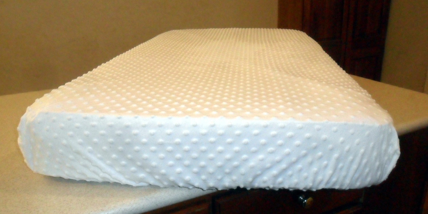 Minky Dot Fitted MINI Crib Sheet COLOR CHOICE