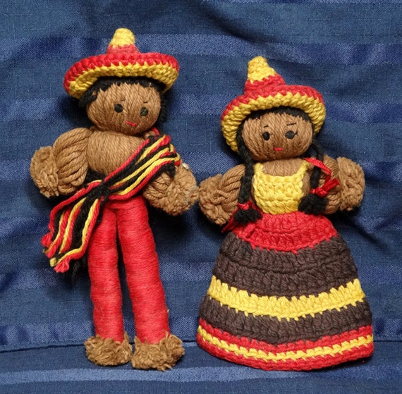 mexican yarn dolls