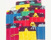 Christmas in July Sale Set of 12 Monster mini crayon rolls with elasti closure and hold 4 crayons School parties and treats Quantity discoun Il_170x135