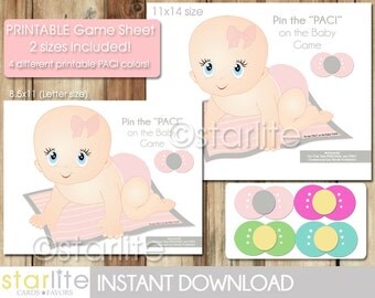 Pin the pacifier | Etsy