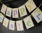 Easter Decoration HAPPY EASTER Banner Sign Garland Il_170x135