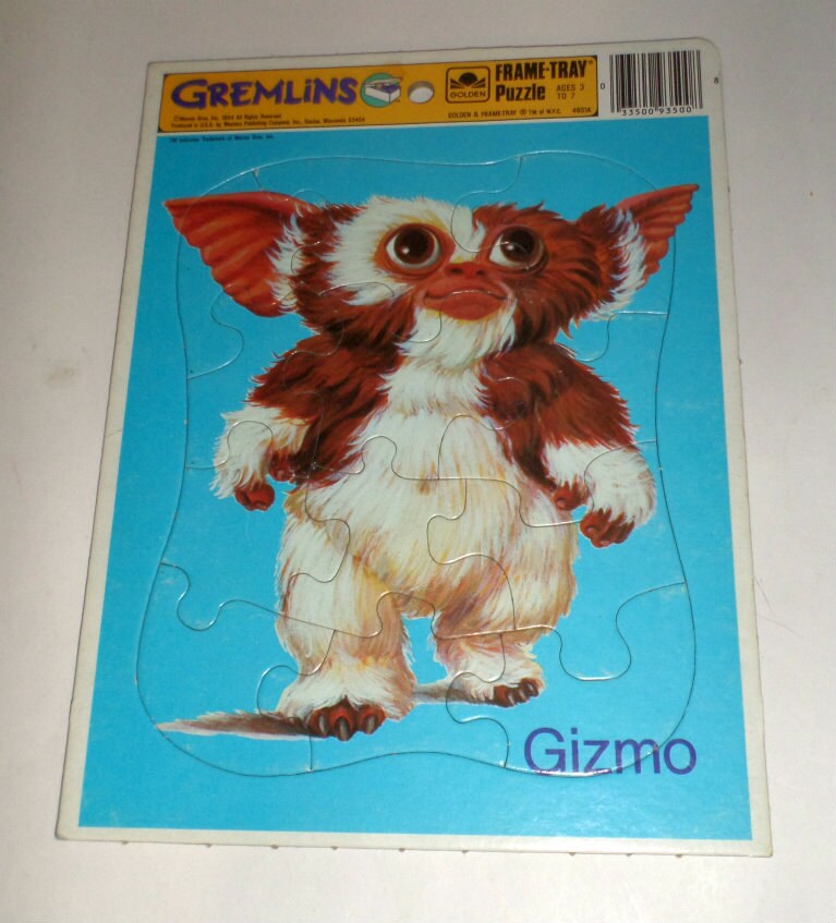 Vintage Gremlin Puzzle Gizmo The Gremlins 1980 Movie