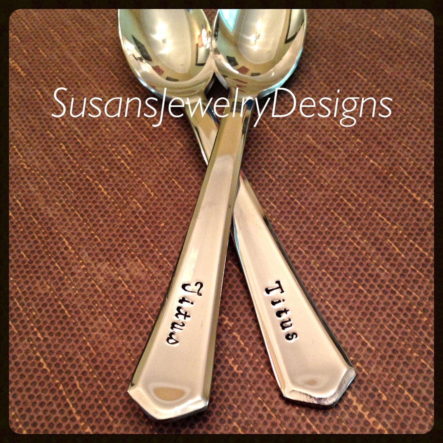 Baby Spoon 1 sided stainless steel spoon any custom name
