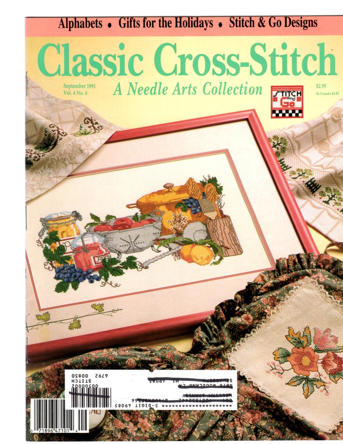 Classic Cross Stitch Magazine Herrschners By Creativewings On Etsy