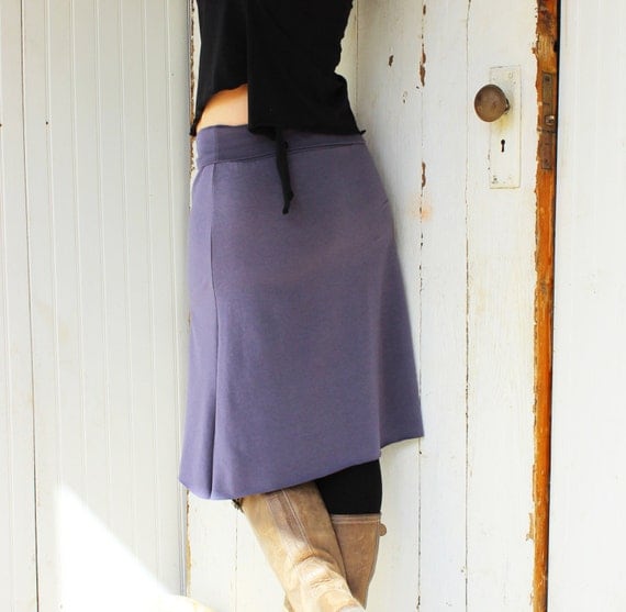 Organic Short Pencil Skirt Eco Fashion Custom Made to