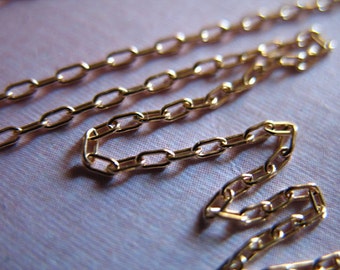 Shop Sale.. GOLD Chain, 14k Gold Filled Chain, 1.2 mm Elongated Drawn Oval Cable, 10-18% less wholesale ssgf sgf3