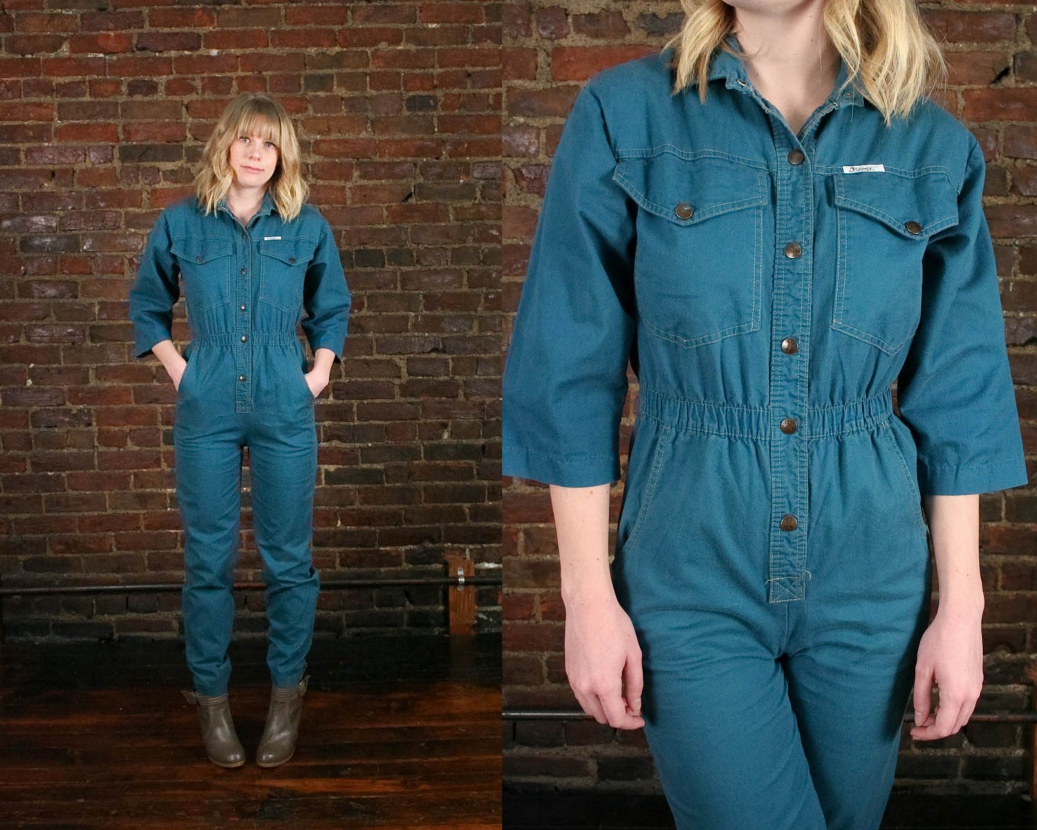 Vintage 80s Mechanic Jumpsuit XS S