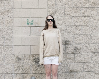 SALE Silk sweatshirt. S/M