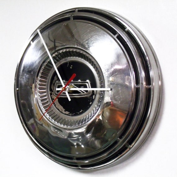 Ford Falcon Wall Clock Ford Hubcap Clock Fairlane by StarlingInk