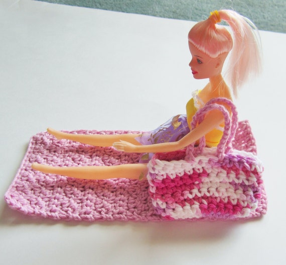 Crochet Doll Towel Doll Tote Doll Beach Towel Cotton Doll