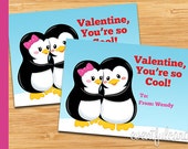 Penguin Printable Valentines Day Cards for Kids - DIY Il_170x135