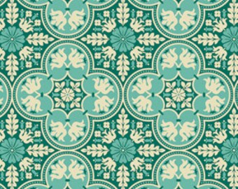 Notting Hill Historic in Teal by Joel Dewberry - by the yard