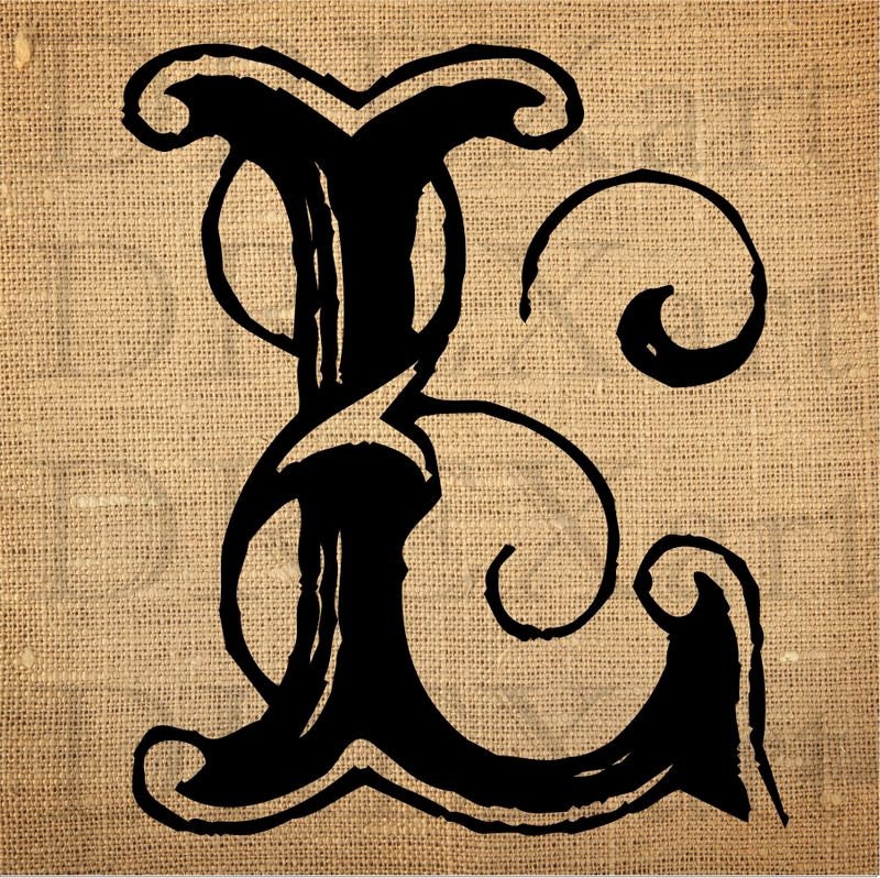 alphabet stencils any letter a z monogram initital