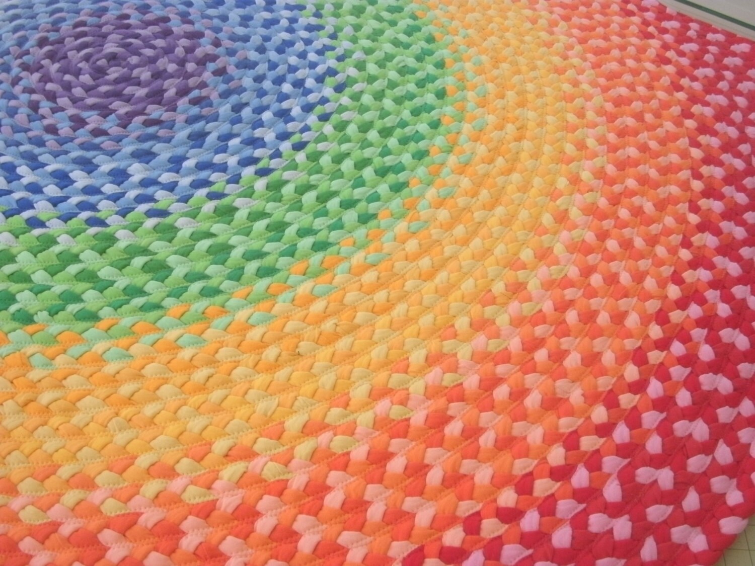 rainbow medallion select a size across round NEW Rainbow Rug