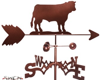 Hand Made Steer Cow Weathervane NEW