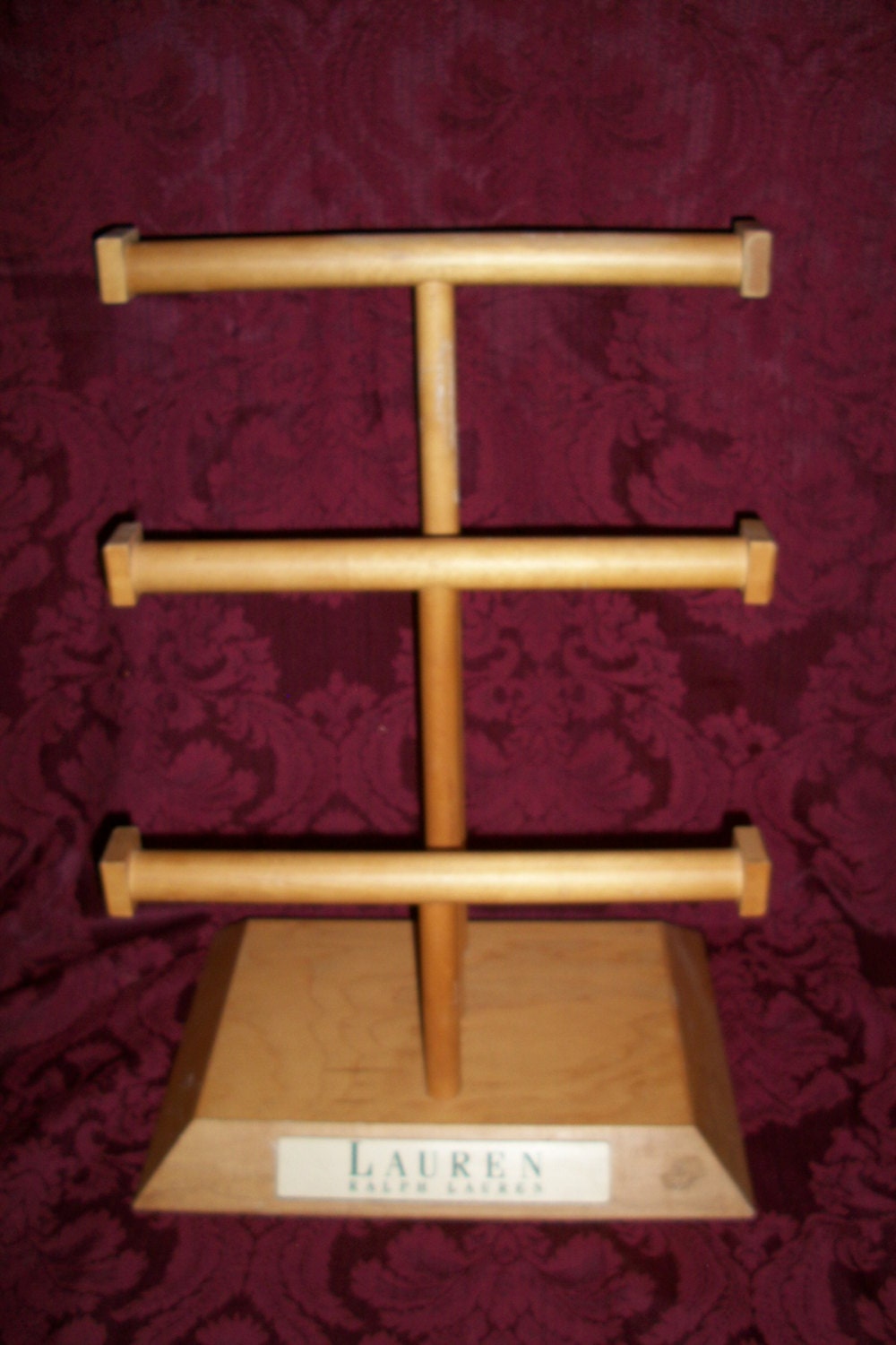 Vintage Wooden Jewelry Display By Ralph Lauren USA ONLY Haute Juice