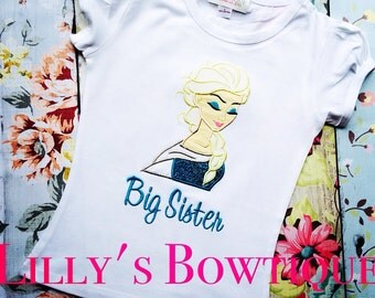 elsa big sister shirt