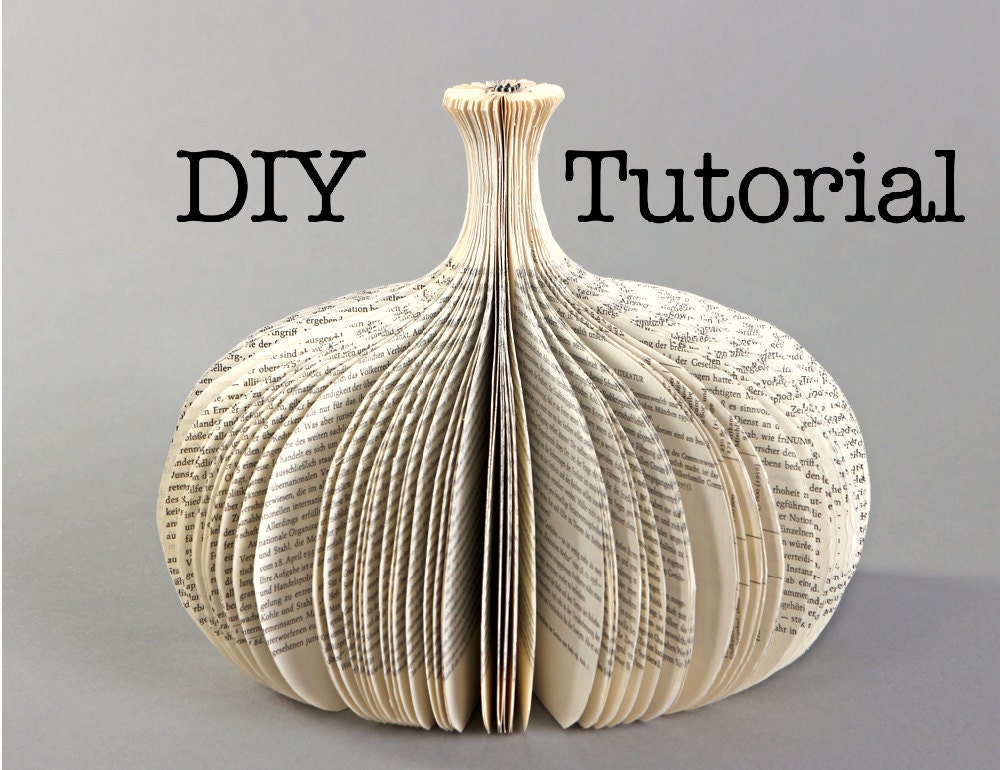 Tutorial DIY cutting a book sculpture