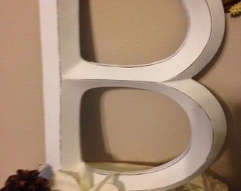 Wall Decor, Large Letter, Shabby Chic Wall Decor - Pick your CoLOr and PIcK YOuR LeTTeR - A-Z