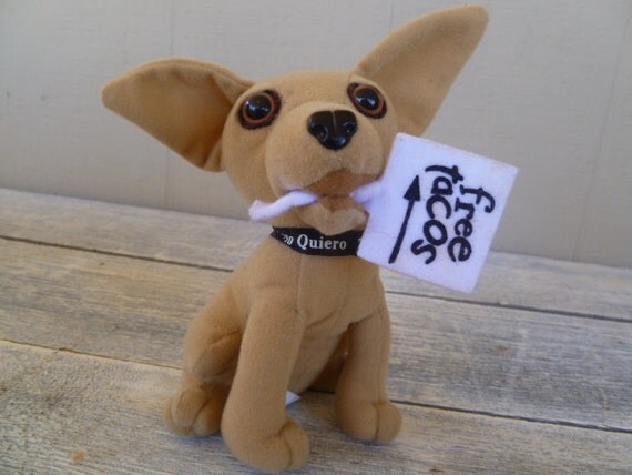 taco bell talking chihuahua toy value