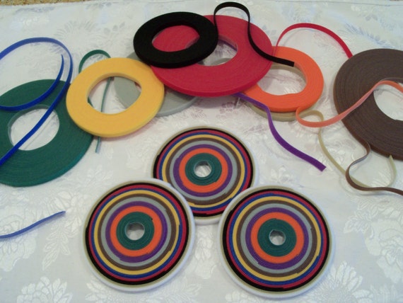 11 Yard Rainbow Pack GenuineVelcro® / Ultra-Thin Doll Clothes Velcro / 10 Colors plus White