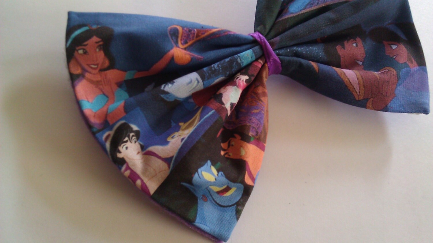 Arabian Nights Aladdin Printed Hair Bow by Malabows on Etsy