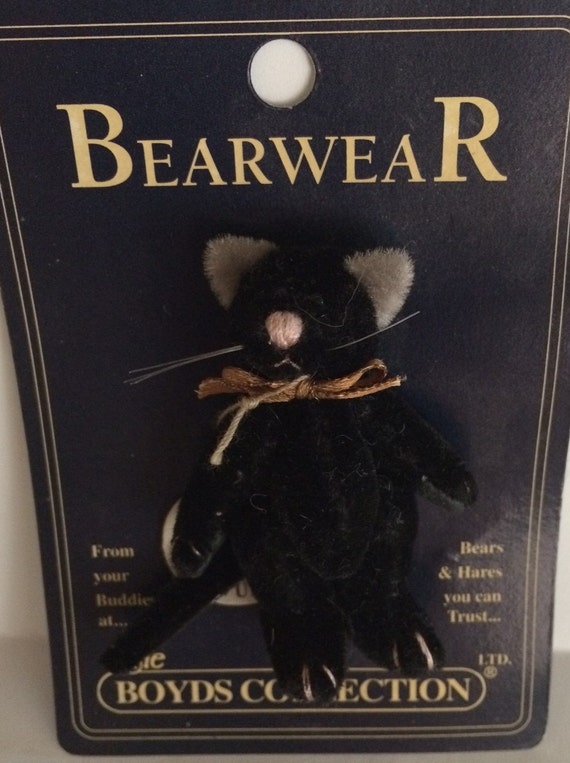 boyds bears black cat