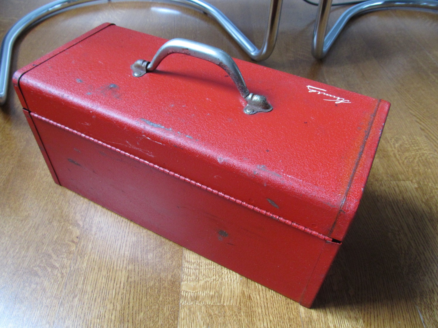 Vintage Red Kennedy Tool Box KK16 Kennedy Kits