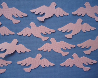 12 Dove Die Cuts for Scrapbooking Cards and Paper Crafts Peace Wedding Baptism Funeral Celebrations