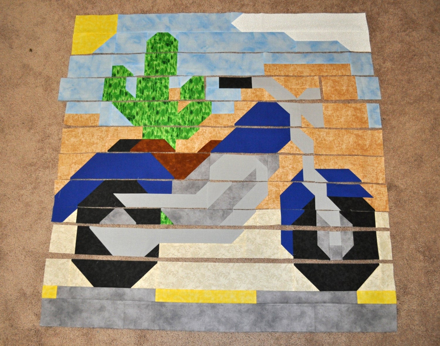 motorcycle-quilt-pattern-with-multiple-sizes-wall-crib