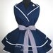Sexy Navy Pin Up Girl Sailor Costume Apron
