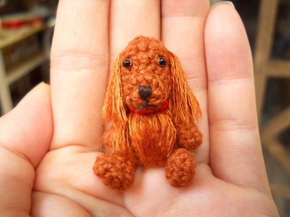 Irish Setter - Crochet Miniature Gundog Stuffed Animals - Made To Order