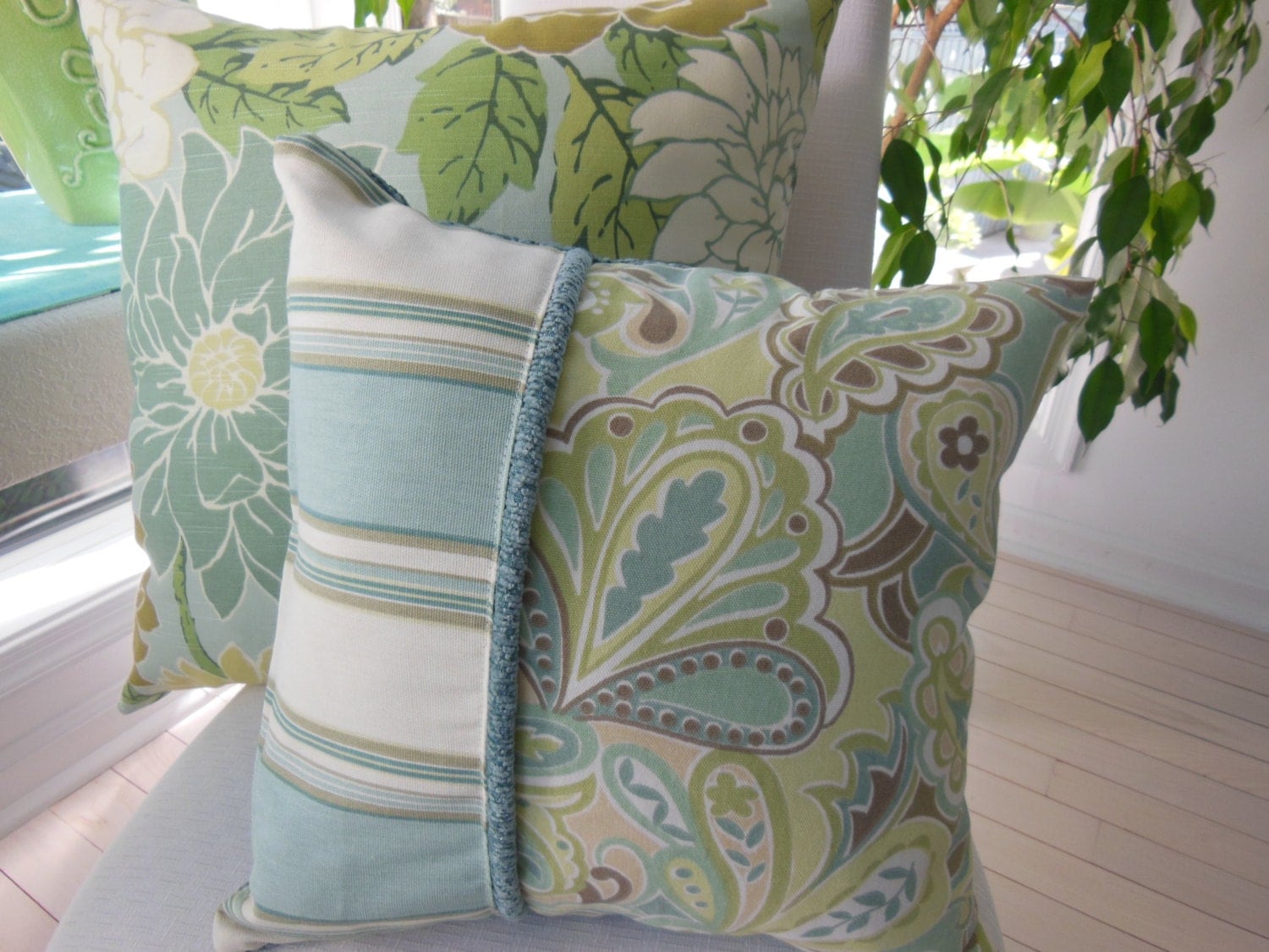 Decorative Pillow Hampton Bay Beach Pillow 15 x 15