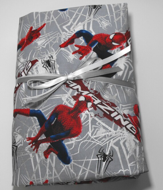 Spiderman Bedding Fitted Toddler Sheet or Crib Sheet