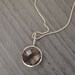 Token Pendant, 8ct Smoky Quartz round (16" chain)