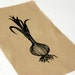 Tan Garlic Sew On Fabric Patch
