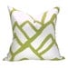 Zimba pillow cover in Soft Chartreuse