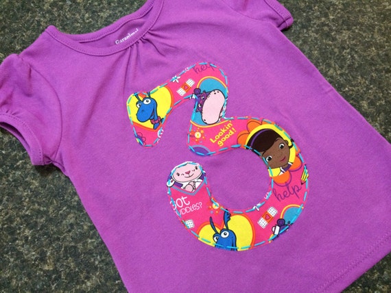 doc mcstuffins 3rd birthday shirt