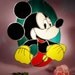 Stained Glass Mickey Mouse (398)