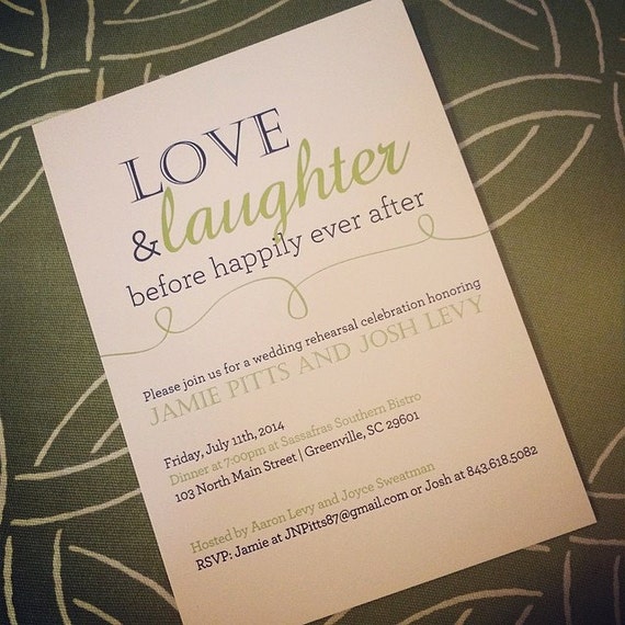 After Rehearsal Dinner Party Invitations 7